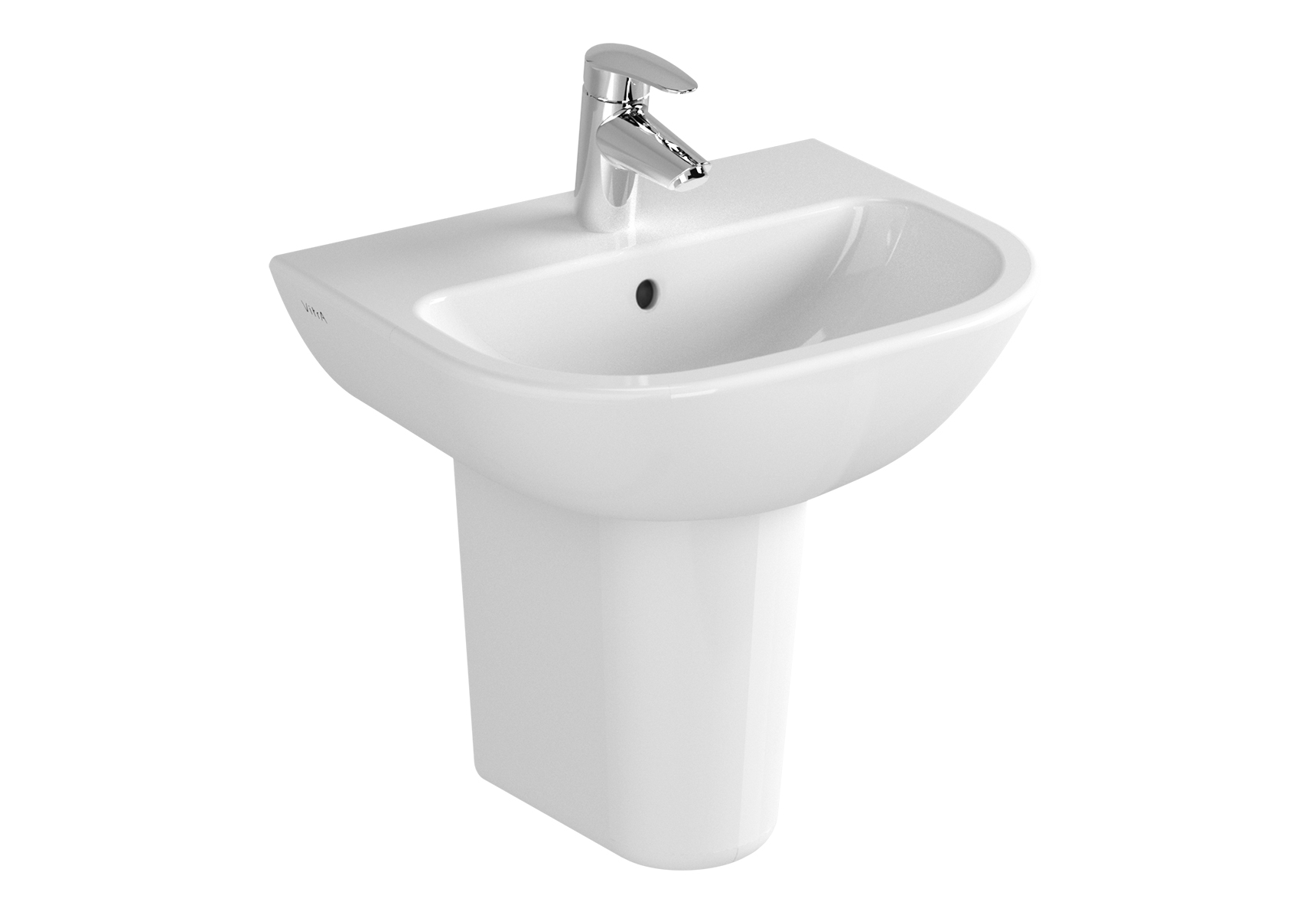 S20 cache-siphon, pour lave-main et lavabo, blanc
