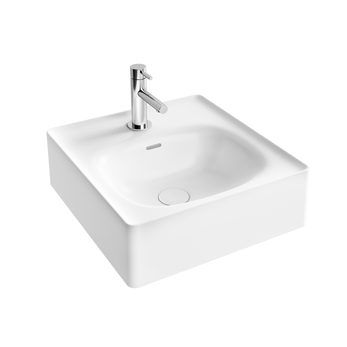 Equal lavabo rectifiée, 40 cm, blanc, VitrA Clean
