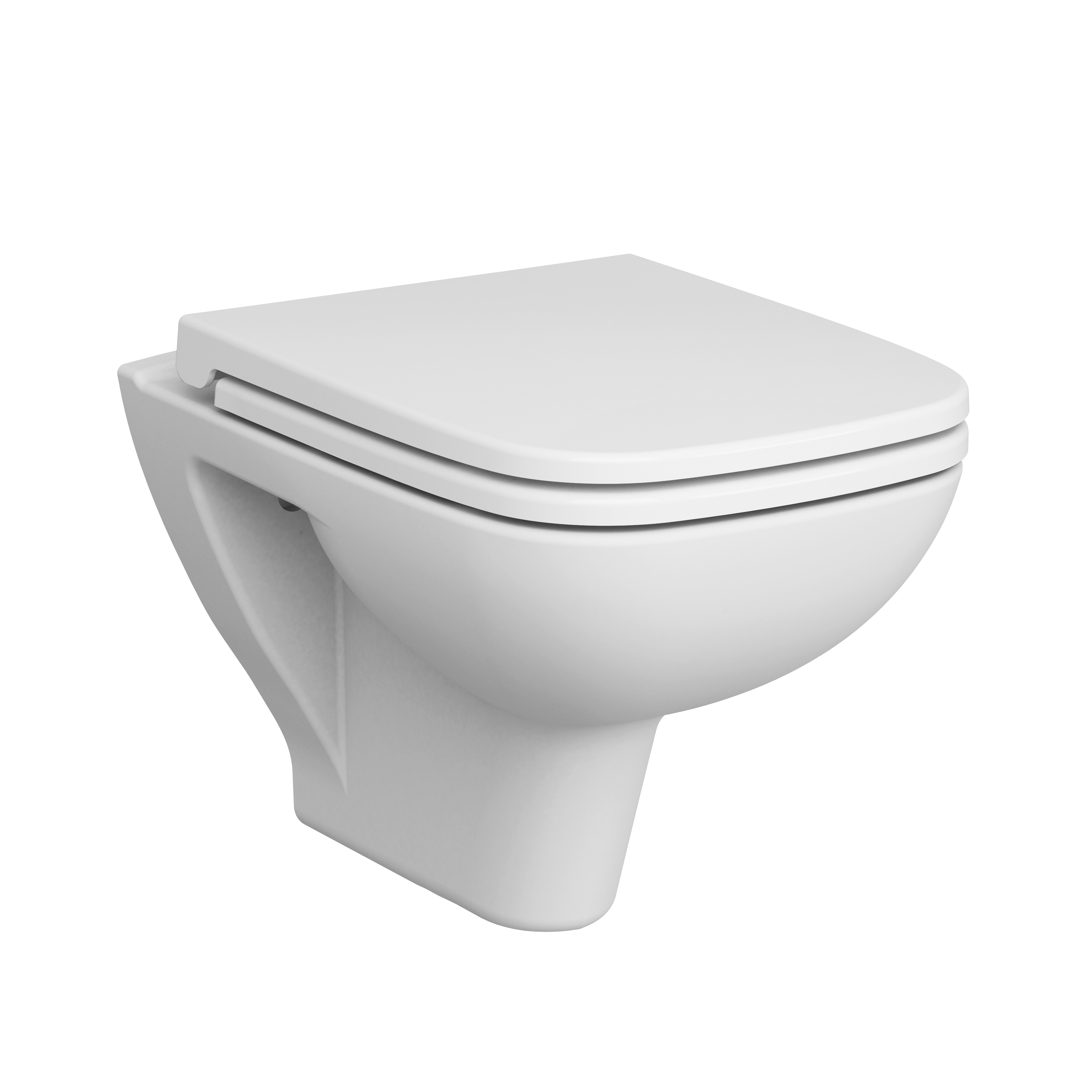 S20 Wand-WC ohne Spülrand, mit Bidetfunktion, Weiß Hochglanz