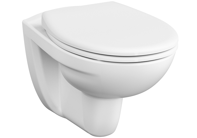 Normus SpinFlush Pack WC suspendu sans bride, 54 cm, blanc